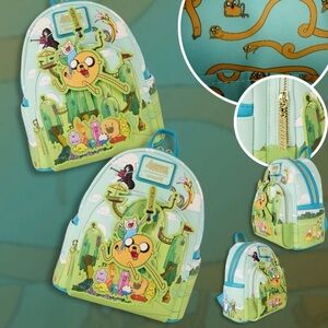 Loungefly Adventure Time Characters Exclusive Mini Backpack